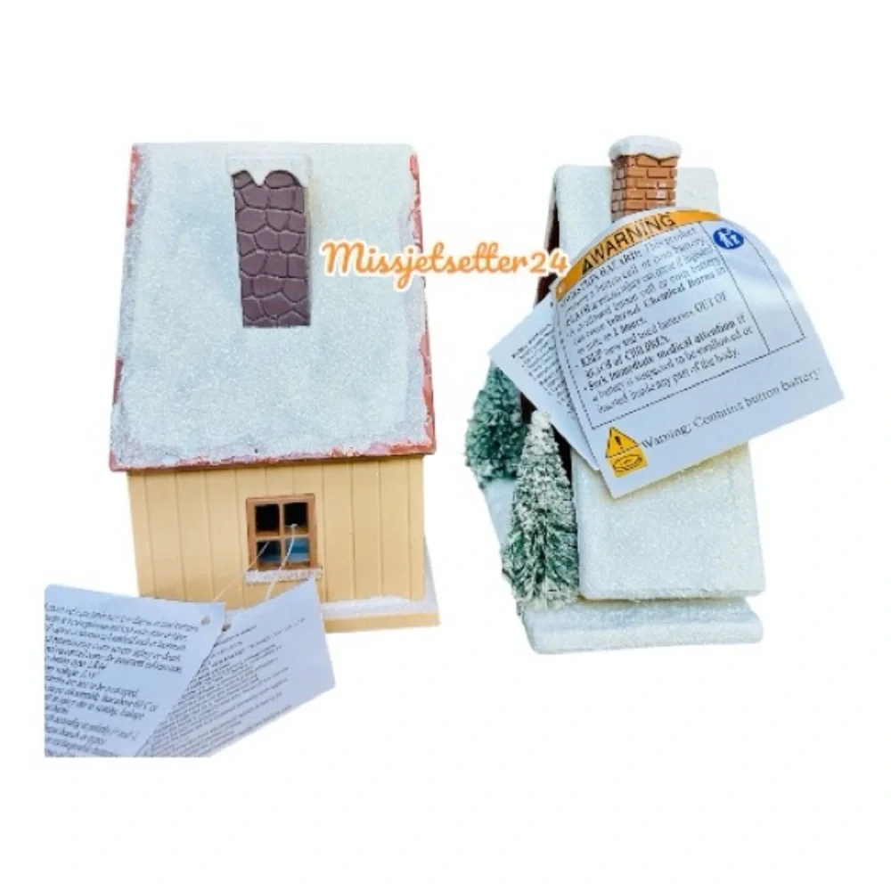 NWT Target Bullseye Playground Set of 2 Light Up Christmas Village 2025